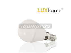 Lampada LUXhome LED G45 1943 esferica 6w E14 - Branco natural