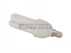 Lampada economizadora 2U 09w E14 - Branco frio